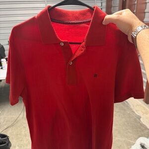 Carolina Herrera Vibrant Red Polo Shirt